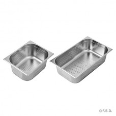 F.E.D. P12150 1/2 X 150mm Perforated Gastronorm Pan Australian Style