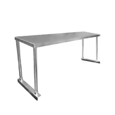 Modular Systems by FED 1200-WBO1 Economy Single Tier Stainless Bench Overshelf - 1200mm