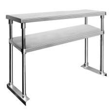 Modular Systems by FED 1200-WBO2 Economy Two Tier Stainless Bench Overshelf - 1200mm