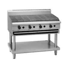1200mm Gas Chargrill On Leg Stand