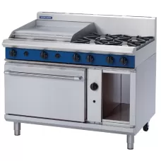 Blue Seal G508B 1200mm Static Oven Range 4X Burners and 600mm Griddle