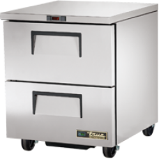 TRUE TUC-27D-2-HC 27, 2 Drawered Undercounter Refrigerator with Hydrocarbon Refrigerant