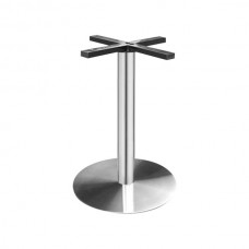 F.E.D. 8004-2-350 350H Round Stainless Steel Bench Base