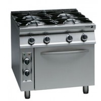 4 Burner Electric Range with Gas Oven