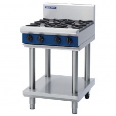 Blue Seal G514C-LS 600mm Cooktop 2X Burners & 300mm Griddle On Leg Stand