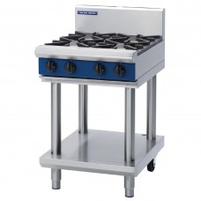 Blue Seal G514D-LS 600mm Gas 4x Burner Cooktop On Leg Stand (Direct)