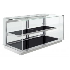 Emainox 8046727A Heated Open-Fronted Drop-In GrabNgo Display Cabinet - 2 Shelves - 1125mml X 700mmd