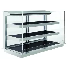 Emainox 8046752A Heated Open-Fronted Drop-In GrabNgo Display Cabinet - 3 Shelves - 1455mml X 700mmd