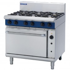 Blue Seal G56D 900mm Gas Convection Oven Range w/6X Burners