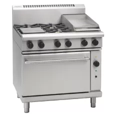 Waldorf RN8613GC 900mm Gas Convection Range with 4x Burners & 300mm Griddle