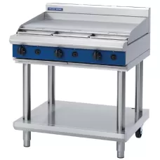 900mm Gas Cooktop Griddle On Leg Stand (Direct)