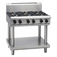 Waldorf RN8609G-LS 900mm Gas Cooktop w/900mm Griddle On Leg Stand