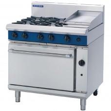 900mm Static Oven Range 4X Burners and 300mm Griddle