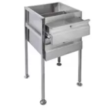 Stainless Steel Freestanding 2 Drawer Gastronorm Unit With Locks