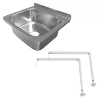 Stainless Steel Jumbo Wash Basin 31.2L With Legs