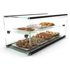 EP36M Glass Ambient Food Display Two Tier 920mm