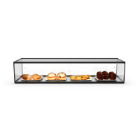 EP20B Glass Ambient Food Display Single Tier 1200mm