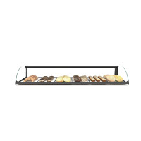 E6 Curved Glass Ambient Food Display 1190mm