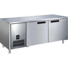 Glacian BFS61420 Slimline 660mm Deep 2 Door Stainless Steel Under bench Freezer