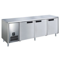 L-PW6T3HHH Deep 3 Door S/S Slimline 660mm Underbench Freezer