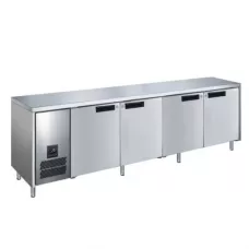 Glacian BFS62350 Slimline 660mm Deep 4 Door Stainless Steel Under bench Freezer
