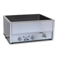 Counter Top Bain Marie, two 1/2 size pans