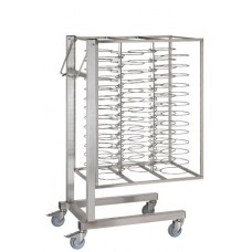 Houno BR1.16 Roll-in trolley with rack for plates for oven size 1.16