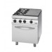 Fagor CG7-31-D 700 Series, RHS Solid Top And 2 Open Burners With Gas Oven
