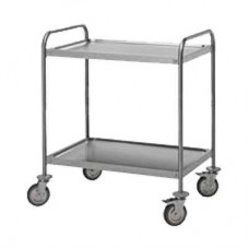 Height adjustable trolley for removable oven racks with drip tray for models OPV..072 & OPV..102. 605x931x911/1211Hmm