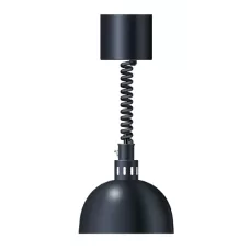 Bold Black Decorative Heat Lamp With Retractable Cord
