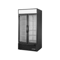 2 Glass Door Upright Merchandiser Freezer, R290, 991L