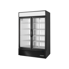 2 Glass Door Upright Merchandiser Freezer, R290, 1388L