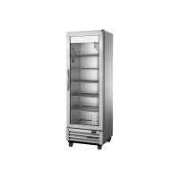 1 Glass Door Upright Refrigerator, R290 - 377L