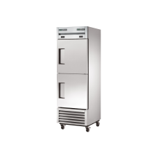 1 Split Door Upright Dual Temp Fridge/Freezer, R290 - 368L