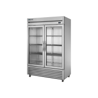 2 Glass Door Upright Refrigerator, R290 - 1388L