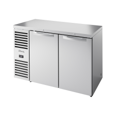 52 2 Solid Door Bar Refrigerator, Stainless Steel Ext