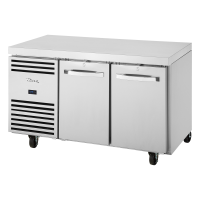 2 Door 1/1 Gastronorm Counter Freezer with Stainless Top
