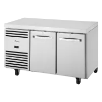 2 Door 1/1 Gastronorm Counter Refrigerator with Stainless Top
