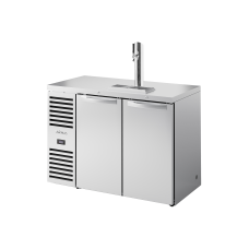 48 2 Solid Door Stainless Steel Keg/Draft Refrigerator