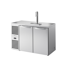 52 2 Solid Door Stainless Steel Keg/Draft Refrigerator