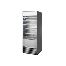 30 Upright Open Air Refrigerator With Illuminated Sign Panel and Night Blind, R290, 723L