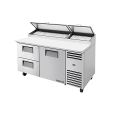 TRUE TPP-AT-67D-2-HC 67, 1 Door & 2 Drawer Pizza Prep Table with Alternate Top & Hydrocarbon Refrigerant