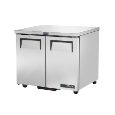 36 2 Solid Door Undercounter Refrigerator, R290