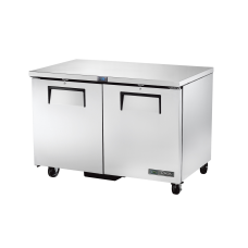TRUE TUC-48F-HC 48, 2 Solid Door Undercounter Freezer with Hydrocarbon Refrigerant