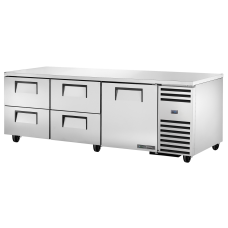 93 1 Solid Door 4 Drawer Undercounter Refrigerator, R290
