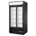 TRUE GDM-33-HC-LD Glass Slide Door Refrigerator with Hydrocarbon Refrigerant & LED Lighting - 890L