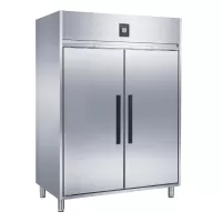 L-PW8U2FF Stainless Steel Upright 2 Door Freezer 1170Lt