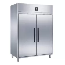 Stainless Steel Upright 2 Door Freezer 1170Lt