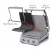 6 slice grill station, smooth plates, non-stick coated (10amp)
