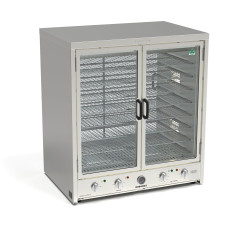 Heat n Hold Food Display Warmer With Sliding Front Doors